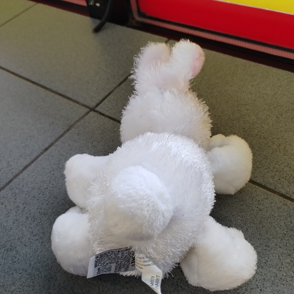 ✓Ganz Webkinz #HM078 WHITE BUNNY RABBIT Plush Stuffed Animal Toy (no code) - Picture 9 of 12